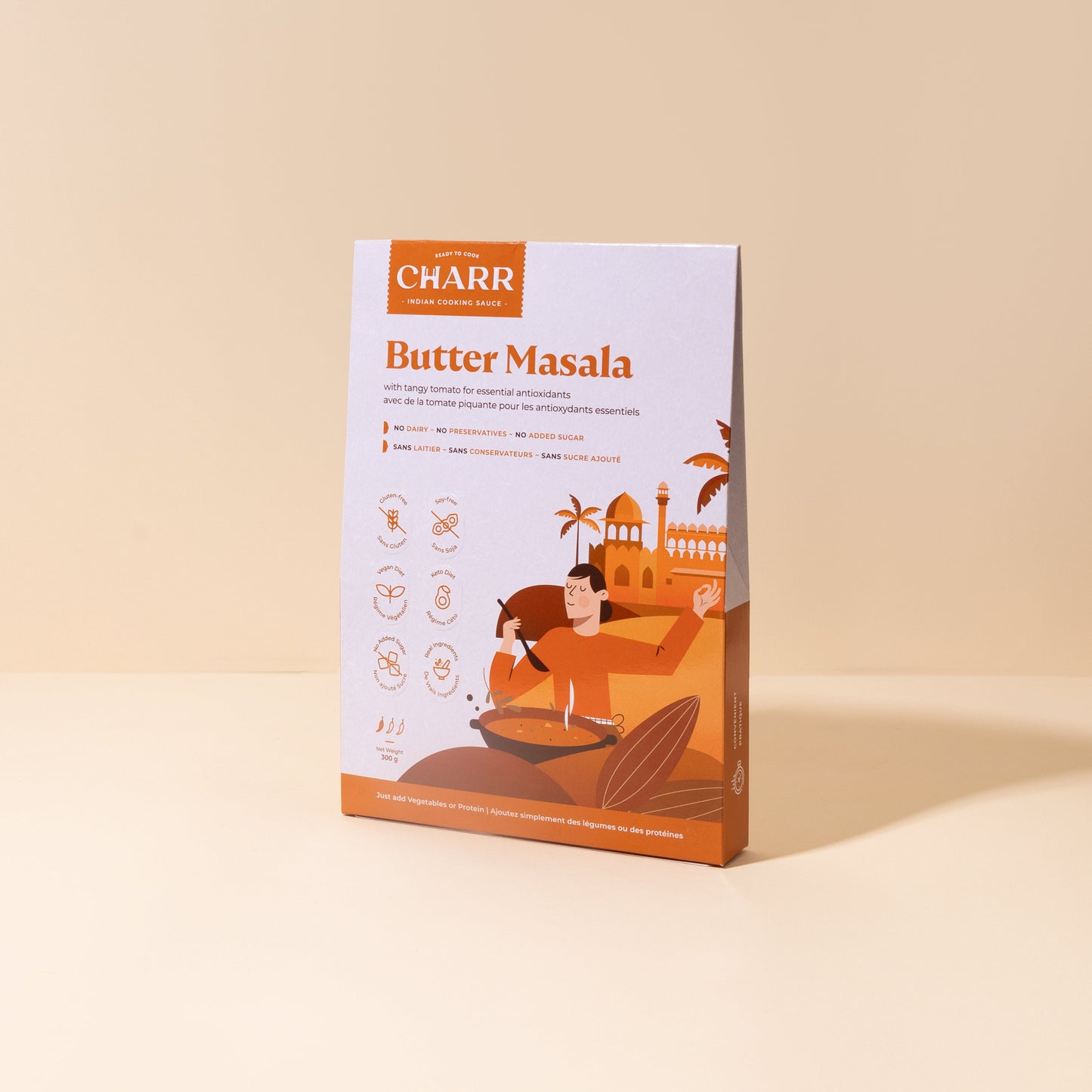 butter masala packaging front